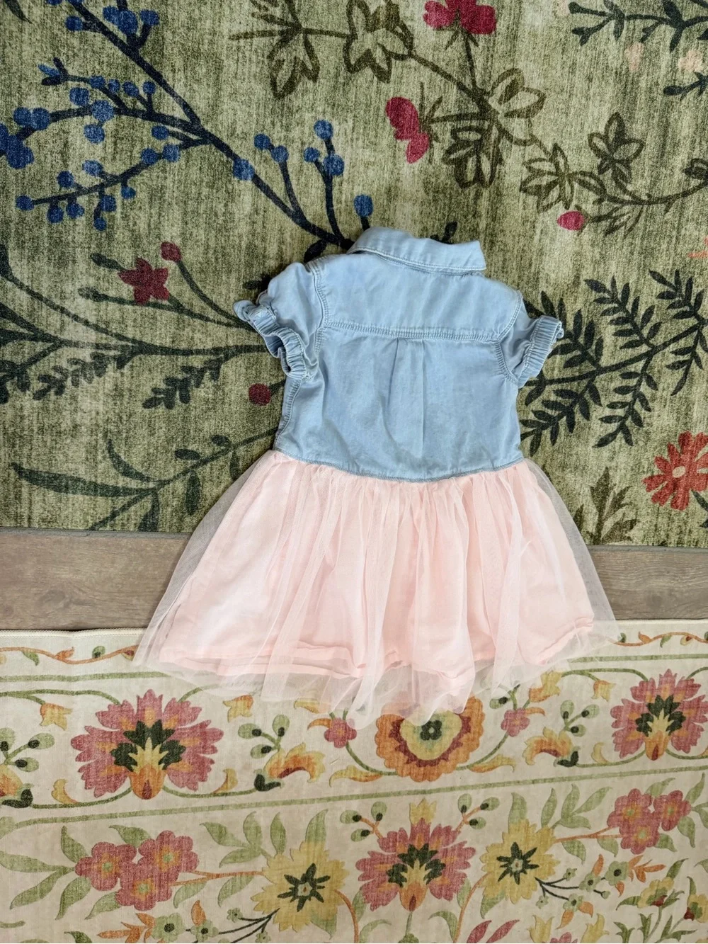 OshKosh B'gosh Denim & Tulle Dress Size 2T Toddler Girl